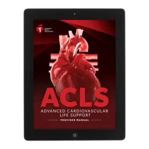 America Heat Association ACLS Provider student manual and book