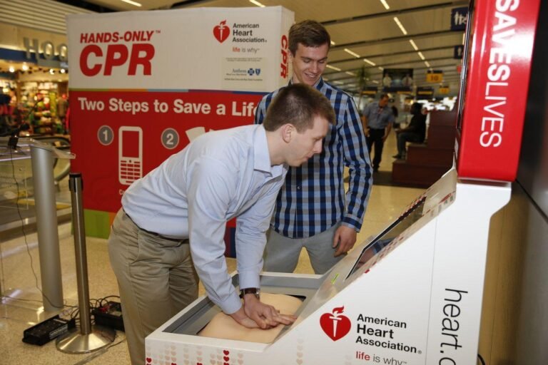 CPR skills station at Finish Strong CPR in Orlando